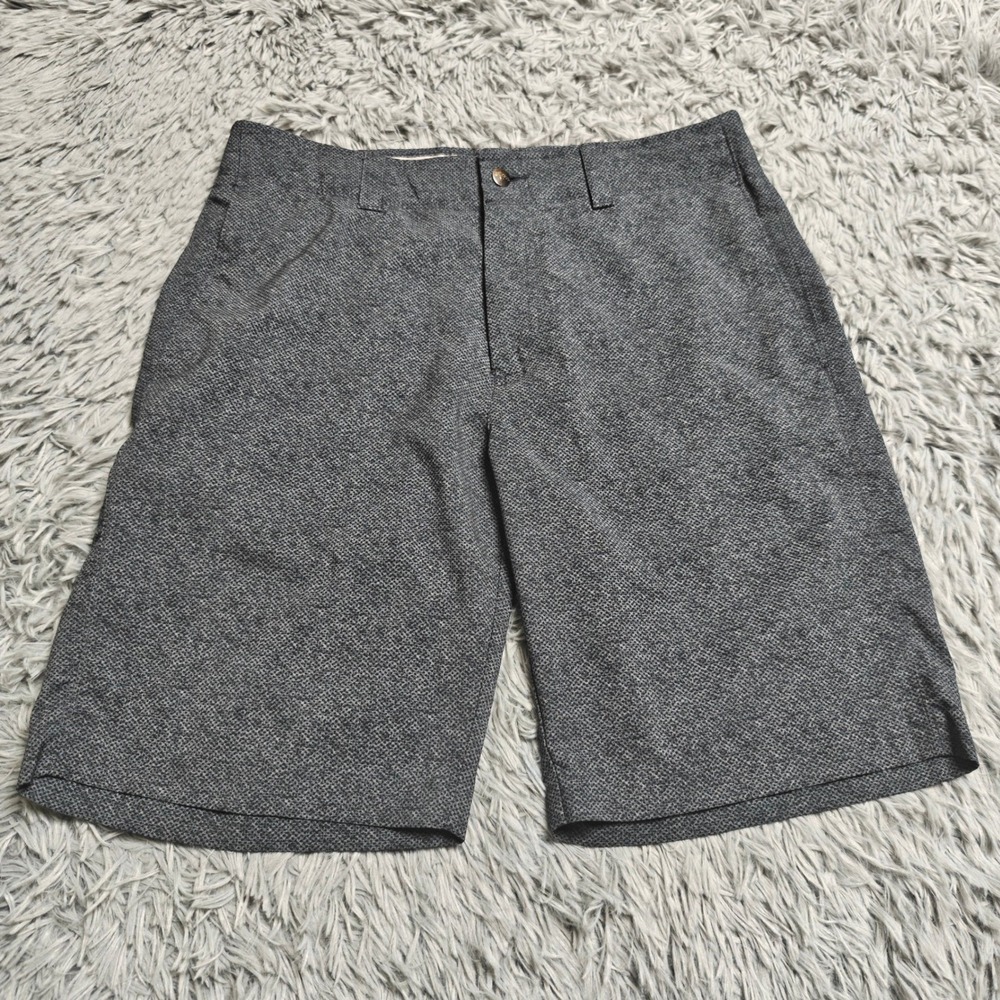 Callaway Golf Shorts Mens 32 Gray Micro Pattern Performance Activewear Sports
